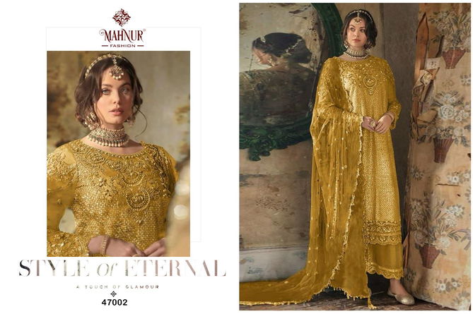 Mahnur Vol 47 Heavy Organza Pakistani Suits Wholesale Clothing Suppliers In India
